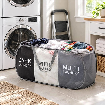 Panier linge pliable élégant