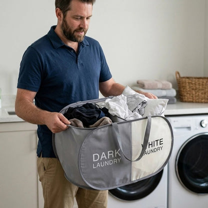 Panier linge pliable