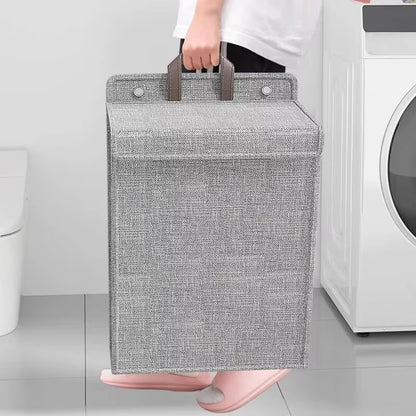 Panier linge pliable | Fixation murale