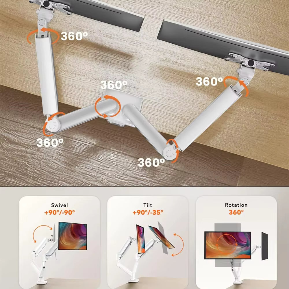 Double support écran PC | Ergonomique