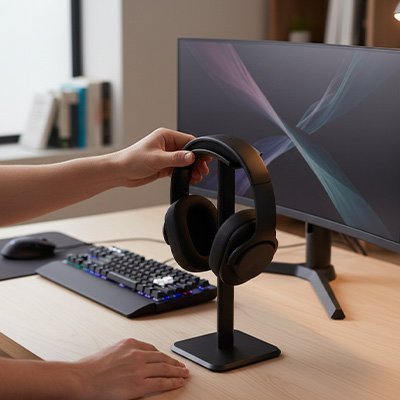 Support casque 