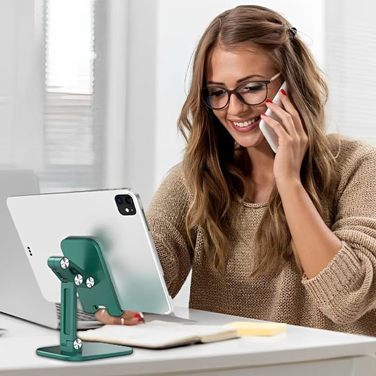 Support téléphone bureau 